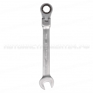 Ключ комбинированный трещоточный шарнирный 19мм