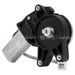 Электродвигатель 2110-3730611 стеклоподъёмника 12V 30 Вт "БелАК" ВАЗ 2110-2112 (с редуктором, левый)