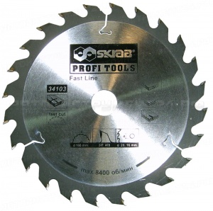 Диск пильный п/дер FAST LINE 140х20/16мм 20Т 34101