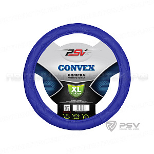 Оплётка на руль CONVEX (Синий) XL