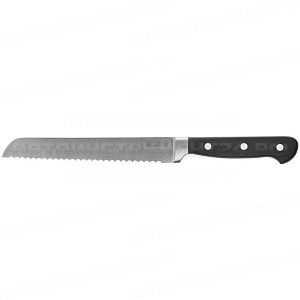 Нож LEGIONER "FLAVIA" хлебный, пластиковая рукоятка, лезвие из молибденванадиевой стали, 200мм