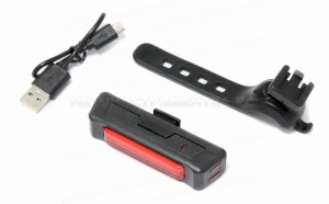 Фонарь LED задний велосипедный (красный, 5 режимов) Forsage FB-2261(R)