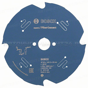 Пильный диск Expert for FiberCement 140x20x1.8/1.3x4T, 2608644120