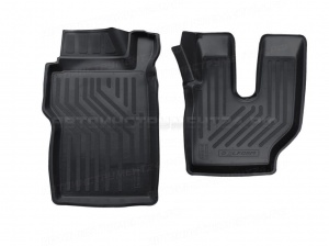 Коврики кабины Mercedes-Benz Actros полиуретан (2шт)