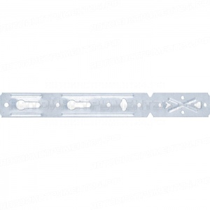 Пластина анкерная AOD для деревянных окон, 190 мм, цинк, Россия. СИБРТЕХ