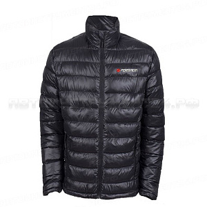 Куртка болоньевая с электроподогревом водоотталкивающая(р.50-52, черная, АКБ:5V, 2A, от 10000 mAh, 3 режима нагрева, АКБ не комплектуется) Forsage TNF-14(XL)