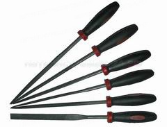 Надфили 6пр. с резиновой ручкой 21106