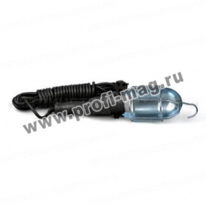 Лампа переносная 220v 10м "черная"