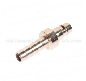 Переходник для компрессора 3/8" для шланга быстросъемный внешний штуцер елочка JTC