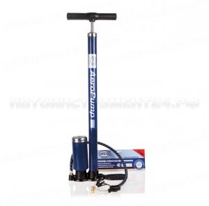Насос ручной с манометром,сверхлегкий с удлиненным шлангом