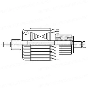 Ротор стартера для автомобилей Ford Transit (06-) 2.2D StartVolt, SR 1020