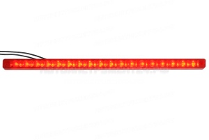 Фонарь габаритный LED 24V, красный (L= 330мм, 18-светодиодов)