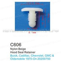Клипса для крепления внутренней обшивки а/м GM пластиковая (100шт/уп.) Forsage клипса C0606(GM)