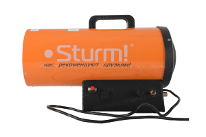 GH91151V Газовая тепловая пушка Sturm!, 11-17кВт, 330 м3/час, пропан/бутан, пьезоподжиг, регул.