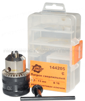 патрон сверл. 1.5-13mm 1кл.(конический В16) 144205