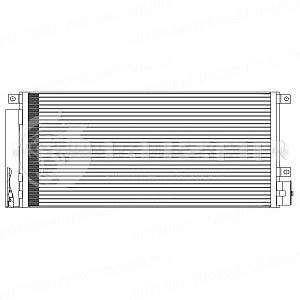 Радиатор кондиционера Mokka (13-) 1.4T LUZAR
