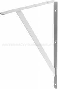 Уголок-кронштейн STAYER "MASTER", усиленный, 500х330х30х4мм, белый
