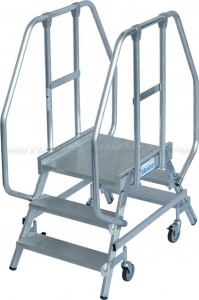 Лестница - платформа двухсторонняя 3 ступ Krause STABILO, 820235