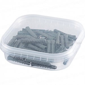 Дюбель, 6 x 25 мм, "Еж" распорный полипропиленовый, 2000 шт. СИБРТЕХ