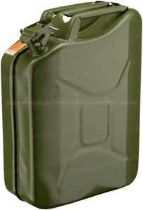 Канистра металлическая для ГСМ 20 литров (КС-20 прижимная крышка с фиксатором)