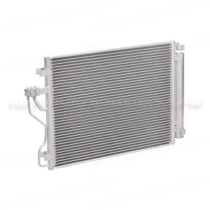 Радиатор кондиционера для автомобилей Sportage III(10-)/Hyundai iX35 (10-) 1.7D/2.0D (тип Halla) LUZAR, LRAC 0825