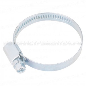 Хомуты нержавеющая сталь, стандартное болтовое крепление 40-60 мм, 50 штук в упаковке, ширина 9 мм. Сибртех