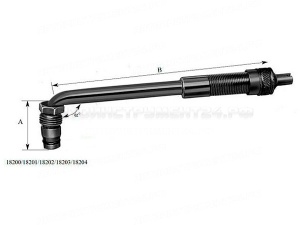 Вертлюжный вентиль с большим отверстием ( длина 63,5 mm ) ( VHJ653 )