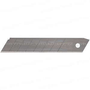 Лезвия для ножа технического 18 мм, 8 сегментов, сталь SK5 (10 шт.)