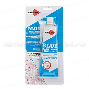 Герметик прокладок BLUE силиконовый (синий) 85г AIM-ONE /1/12 NEW
