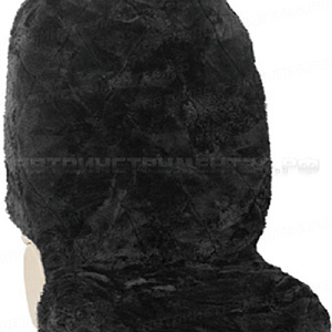 Накидка на сиденье AG-30424 BLACK натуральный мех (овчина) AUTOP /1 NEW