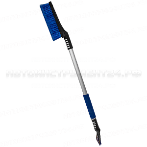 Щетка-скребок X23 с мягкой ручкой и распушенной щетиной (91,5 см)