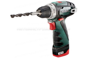 PowerMaxx BS Акк.винт 10.8В 1х2.0, патрон, сумка Metabo