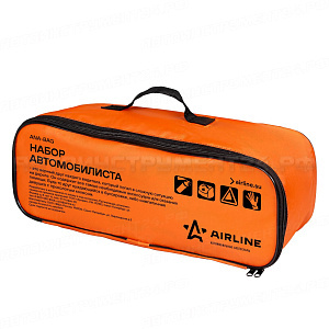 Сумка для набора автомобилиста с шелкографией (45х15х15 см), оранжевая AIRLINE, ANA-BAG