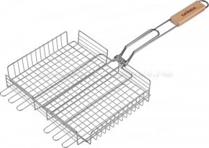 Решетка-гриль GRINDA "BARBECUE", объемная, 255х310мм