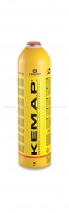 Баллон с газом KEMPER 581 KEMАР (резьб. бал, 750мл/385гр,Пропан98/Чемт2%, темп2400/3300С)