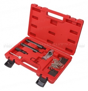 Набор фиксаторов для двигателей VAG (VW Passat 98-04, Audi A4, A6, A8, A11 97-04) 8 предметов, в кейсе Forsage F-04A2017