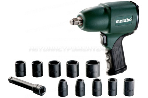 DSSW 360 Set 1/2" Пневмогайковерт+10 головок,кейс Metabo