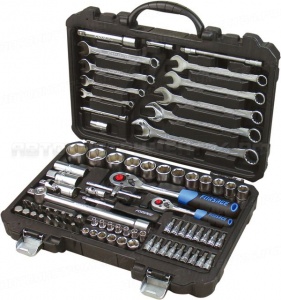 Набор инструмента 82 предмета1/4"&1/2" (6-гр.)(4-32мм) Forsage F-4821-5