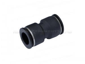 Фитинг прямой трубки ПВХ 12 мм PUC12* (уп. 10 шт.)