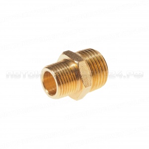 Соединитель RF-MM08/06 резьбовой наруж. резьба 1/2"x3/8" в блистере ROCKFORCE /1 NEW