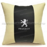 Подушка из экокожи Peugeot