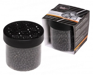 Ароматизатор "Банка с гранулами" черный лед AIRLINE, AFBA095