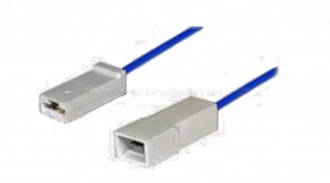 Колодка соединит. 1 конт. 6,3мм ("мама"+"папа" с проводом 0,75мм кв.) (10шт. уп.)