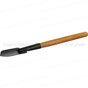 Лопаточка садовая "PROLine" с деревянной ручкой, GRINDA 421516, 125х92х560мм
