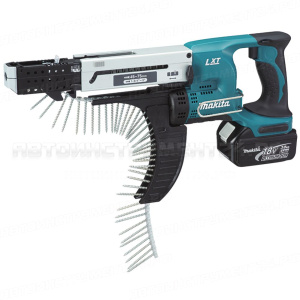 Аккумуляторный магазинный шуруповерт Makita DFR750RFE