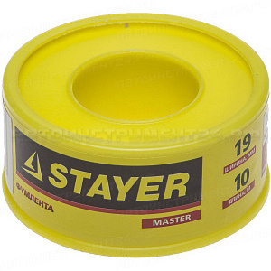 Фумлента STAYER "MASTER", плотность 0,40 г/см3, 0,075ммх19ммх10м