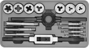 Набор STAYER "PROFI" резьбонарезной, 16 предметов