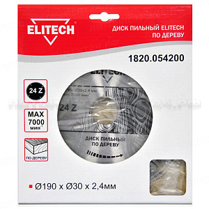 Пильный диск Elitech 1820.054200