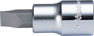Торцевая головка короткая 1/4" SL 7 мм, 2021M07, Hans