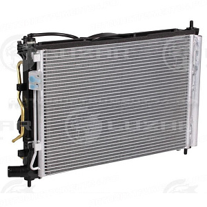 Блок охл. (радиатор+конденсер+вентилятор) для а/м Hyundai Solaris (10-)/Kia Rio (10-) 6AT (LRK 081V4)